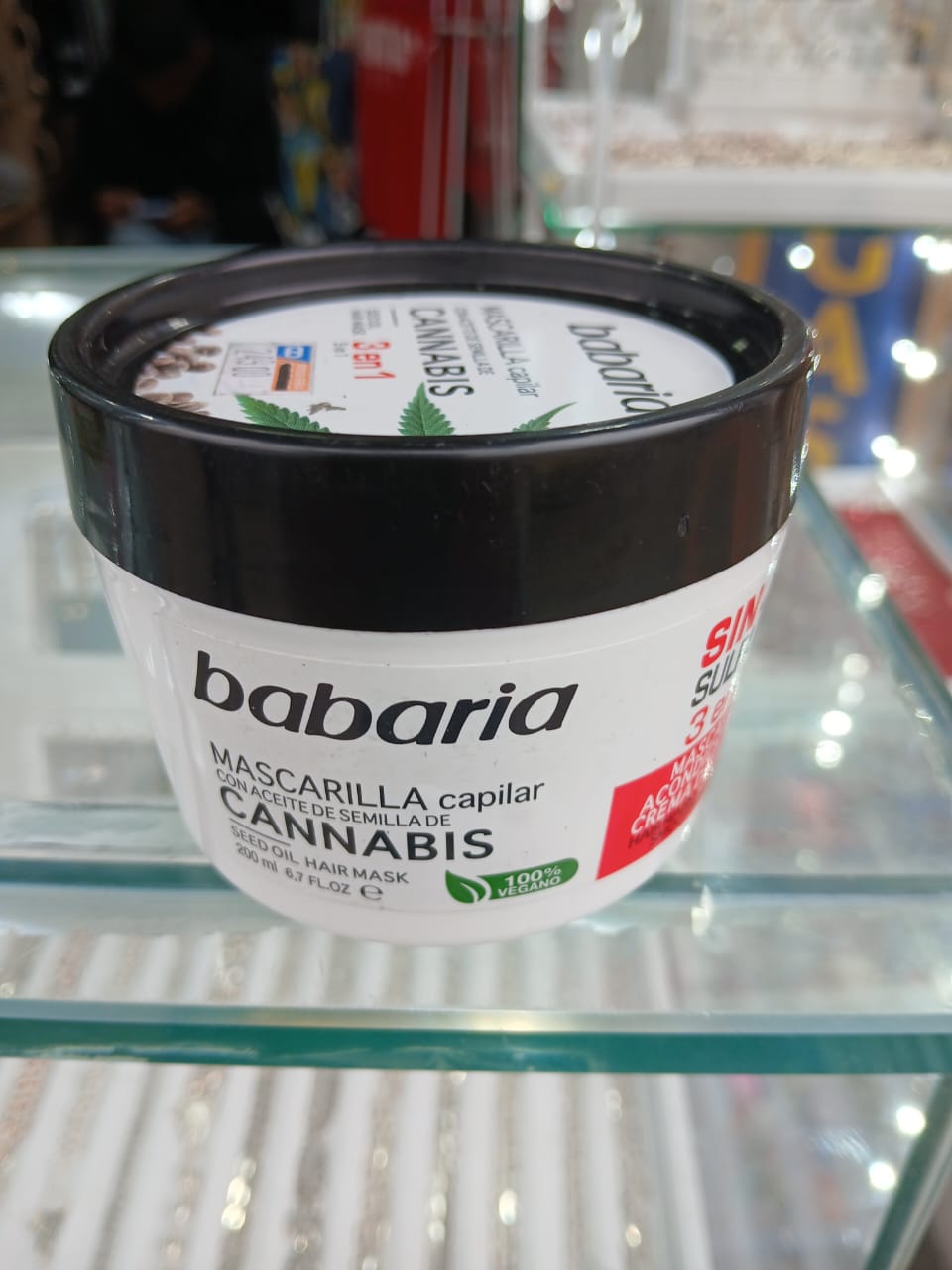 Mascarilla Canabis 3 En 1 Babaria 200 ml